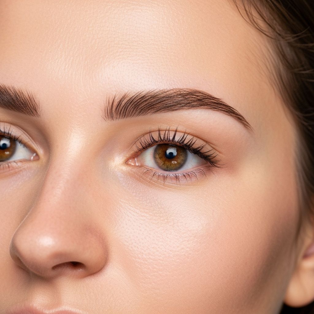 Precise micro shading for naturally defined brows.